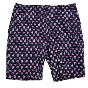 Talbots Floral Bermuda Shorts Size 12 NWT